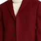 Calvin Klein Men's Prosper X Fit Overcoat Red Size 46