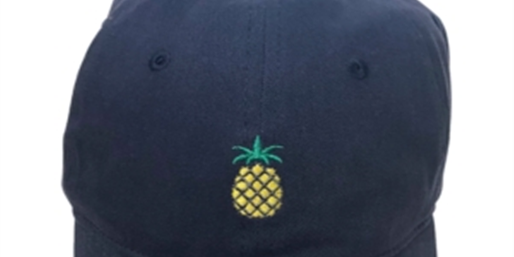 Block Hat Men's One Pineapple Slide Baseball Cap Blue Size Regular