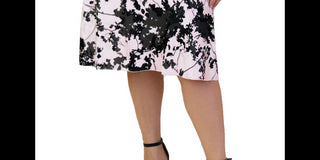 Maree Pour Toi Women's Maree Pour Toi Floral Burnout Skirt  Pink Size 16