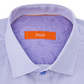 Tallia Men's Striped Collared Classic Fit Dress Shirt Purple Size 34-35