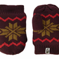 The North Face Women's Fair Isle Mittens Brown Size XSS