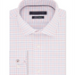 Tommy Hilfiger Men's  Check Collared Slim Fit Stretch Dress Shirt Red Size 15.5X32-33