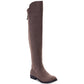 Style & Co. Women's Hayley Faux Suede Over-the-Knee Boots Brown 7 M