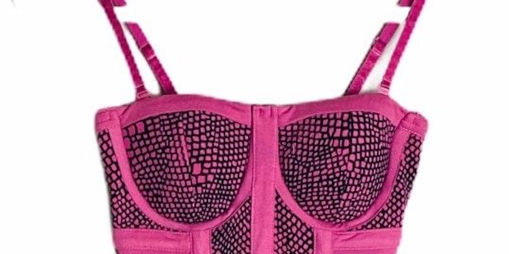 Material Girl Women's Juniors Illusion Bodycon Dress Pink Size Medium