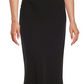 Calvin Klein Women's Sleeveless Halter Full Length Formal Sheath Dress Black Size 14