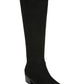 Bar III Women's Vayla Faux Suede Knee-High Riding Boots  Black Size 6.5 M