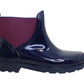 Charter Club Womens Lavanna Closed Toe Ankle Cold Weather, Navy Shine, Size 9