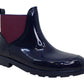 Charter Club Womens Lavanna Closed Toe Ankle Cold Weather, Navy Shine, Size 9
