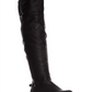 American Rag Womens Adarra Faux Leather Over-the-Knee Boots Black 7 Medium