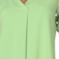 Alfani Women's Pintuck Tie Sleeves Top Green Size XS