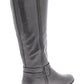 Style & Co. Women's Kindell Almond Toe Knee High Platform Boots Gray Size 6.5 M