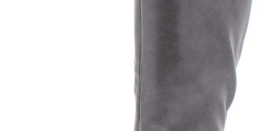 Style & Co. Women's Kindell Almond Toe Knee High Platform Boots Gray Size 6.5 M