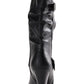 Style & Co Women's Buckle Accent Almond Toe Block Heel Zip up Dress Heeled Boots Black Size 5 M