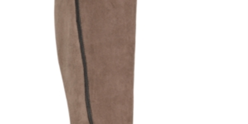 Style & Co Women's Zipper Accent Wynterr Round Toe Wedge Zip up Dress Boots Brown Size 8 M