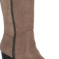 Style & Co Women's Zipper Accent Wynterr Round Toe Wedge Zip up Dress Boots Brown Size 8 M