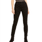 Bar III Women's Studded Skinny Ankle Pants Deep Black Size 8