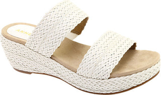 Anne Klein Women's Zala Slide White Size 6 M