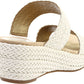 Anne Klein Women's Zala Slide White Size 6 M