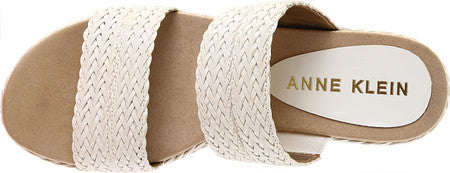 Anne Klein Women's Zala Slide White Size 6 M