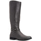 Style & Co. Womens kindellp Fabric Closed Toe Knee High Fashion, Grey, Size 7