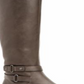 Style & Co. Womens kindellp Fabric Closed Toe Knee High Fashion, Grey, Size 7