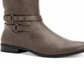 Style & Co. Womens kindellp Fabric Closed Toe Knee High Fashion, Grey, Size 7