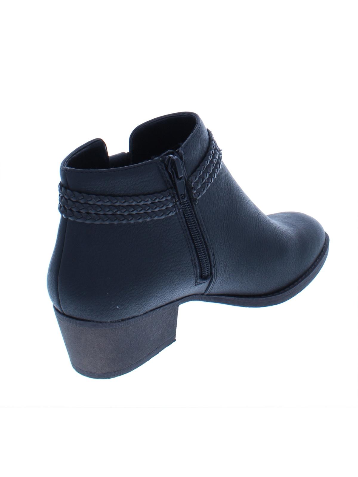 Style & Co. Women's Fellicity Faux Leather Ankle Booties Black Size 9.5M