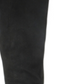 White Mountain Women's Stretch Gore Woven Straps Studded Western Inspired Cushioned Strappy Paulina Round Toe Block Heel Zip up Boots Black Size 5 M