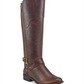 G by Guess Womens Haydin Leather Closed Toe Over Knee, Dark Brown, Size 7.5