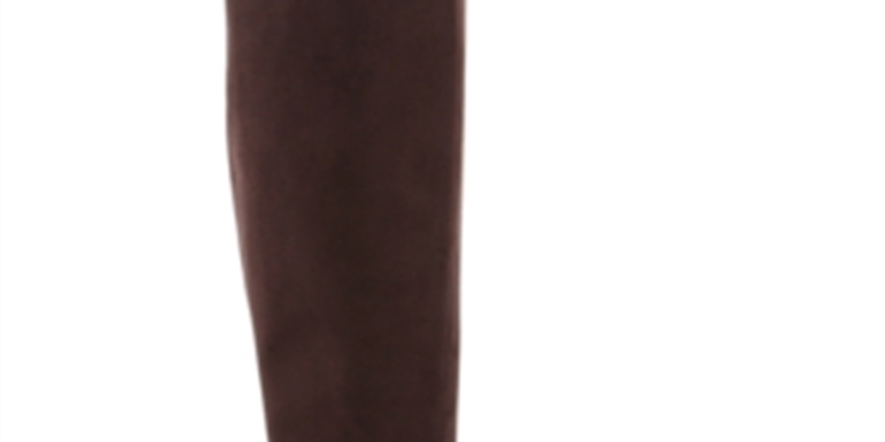 Karen Scott Women's Snake Print Cushioned Buckle Accent Sharonn Almond Toe Block Heel Zip-up Dress Boots Brown Size 8 M