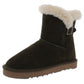 Style & Co. Women's Tiny 2 Suede Faux Fur Lined Winter Boots Green Size 10 M