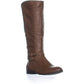 Style & Co. Women's Kindell Faux Leather Riding Boots Tan Size 5 M