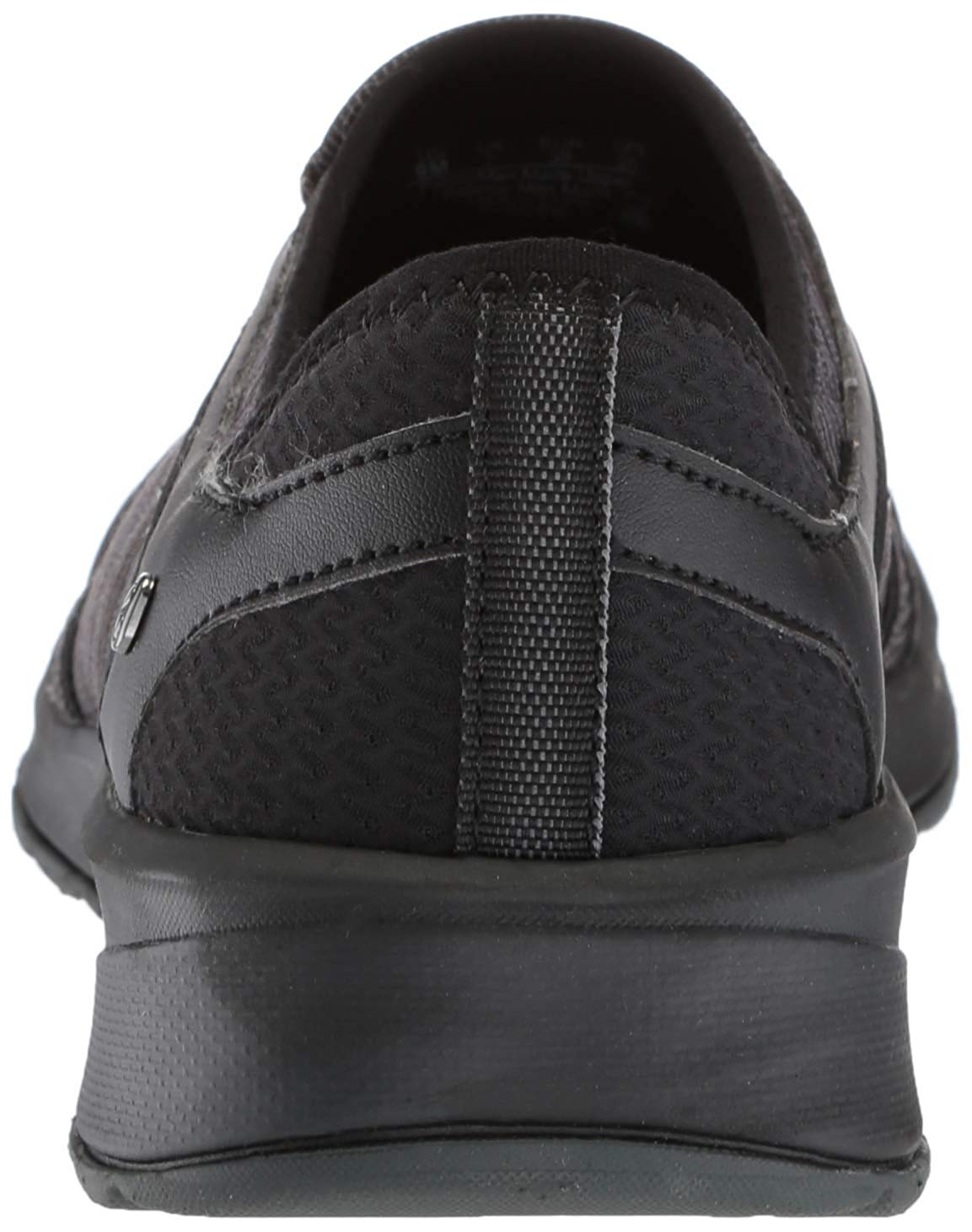 BZees Women's Ginger Fabric Low Top Pull on Fashion Sneakers Black Size 7 M