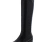 Bar III Women's Vayla Faux Leather Tall Riding Boots Black Size 5 M