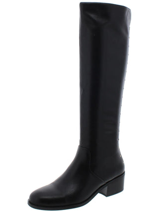 Bar III Women's Vayla Faux Leather Tall Riding Boots Black Size 5 M