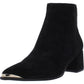 Kenneth Cole New York Women's Roanne Leather Ankle Boots Black Size 9 M