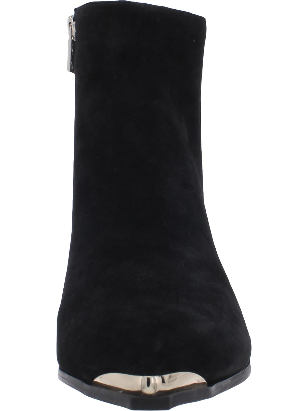 Kenneth Cole New York Women's Roanne Leather Ankle Boots Black Size 9 M