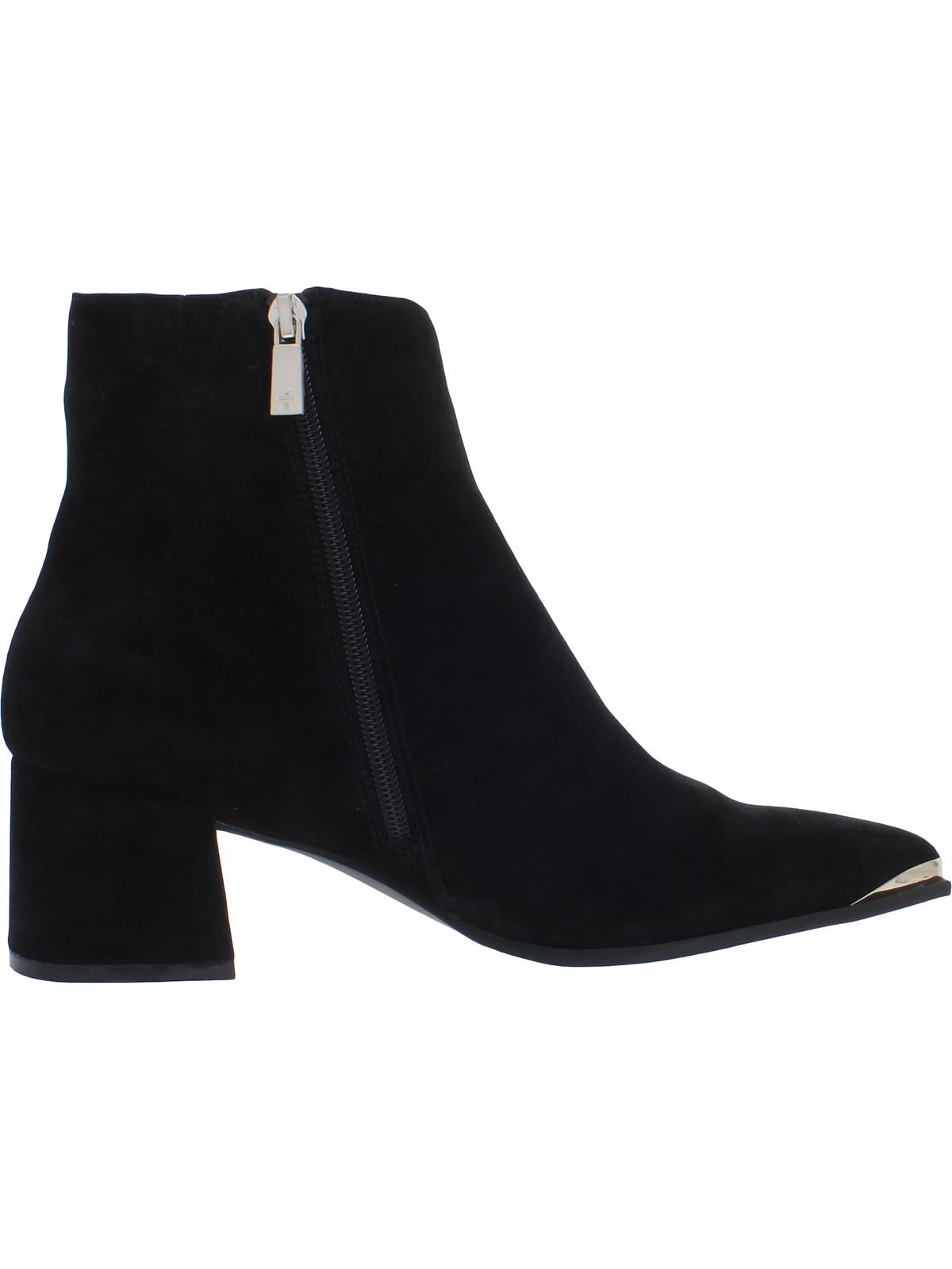 Kenneth Cole New York Women's Roanne Leather Ankle Boots Black Size 9 M