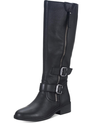 American Rag Womens Collins Double Zipper Tall Riding Boots Black Size 8 M