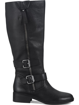 American Rag Womens Collins Double Zipper Tall Riding Boots Black Size 8 M