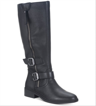 American Rag Womens Collins Double Zipper Tall Riding Boots Black Size 8 M