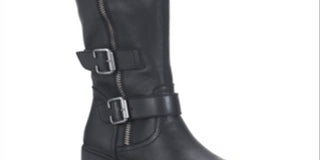 American Rag Womens Collins Double Zipper Tall Riding Boots Black Size 8 M
