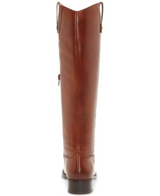 INC Women's  Round Toe Zip-up Leather Boots Brown Size 7