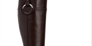 Alfani Womens Bexleyy Leather Knee-Hgh Riding Boots Brown 5.5 Medium