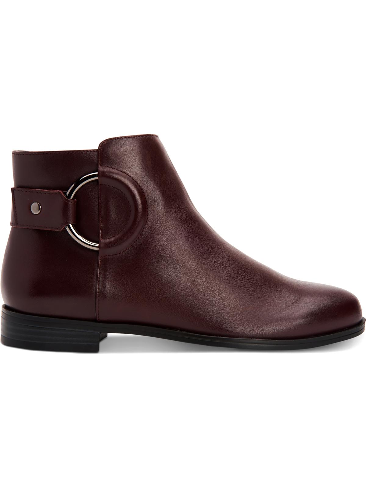 Alfani Women's Shoes Avvia Closed Toe Ankle Fashion Boots, Malbec Burg, Size 8.5