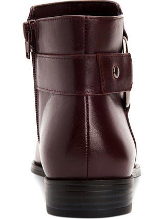 Alfani Women's Shoes Avvia Closed Toe Ankle Fashion Boots, Malbec Burg, Size 8.5