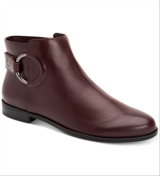 Alfani Women's Shoes Avvia Closed Toe Ankle Fashion Boots, Malbec Burg, Size 8.5
