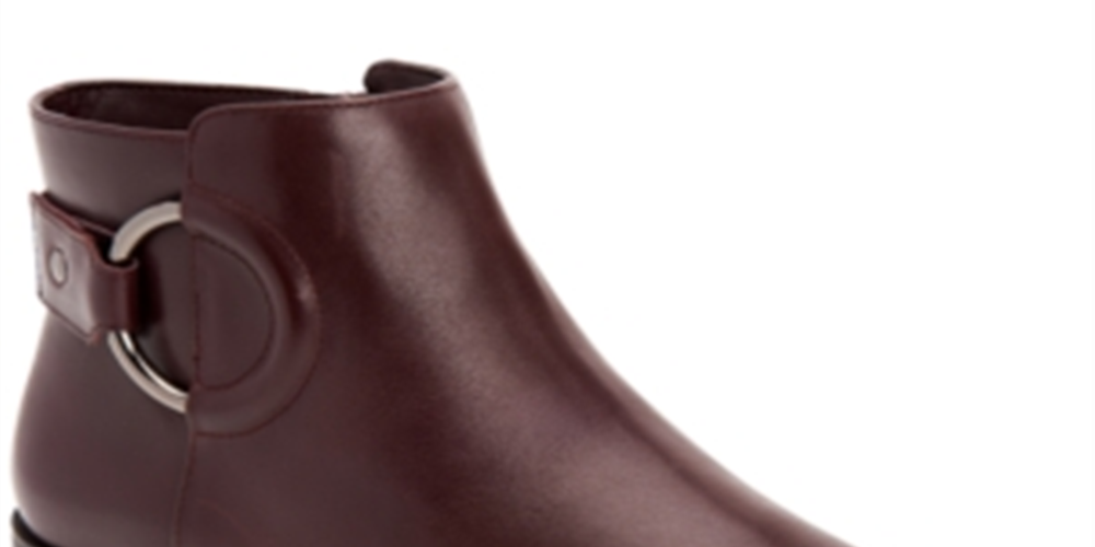 Alfani Women's Shoes Avvia Closed Toe Ankle Fashion Boots, Malbec Burg, Size 8.5