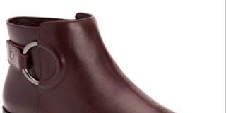 Alfani Women's Shoes Avvia Closed Toe Ankle Fashion Boots, Malbec Burg, Size 8.5