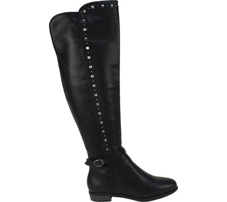 Rialto Women's Ferrell Riding Boot Black Size 6 M